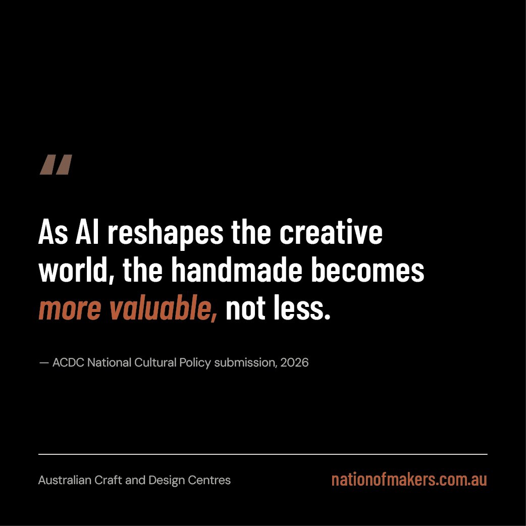 As AI reshapes the creative world, the handmade becomes more valuable, not less